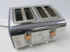 Swan Microwave Oven in Grey & Wood Style, Model SM22036GRYN & Swan 4 Slice Toaster. - 8