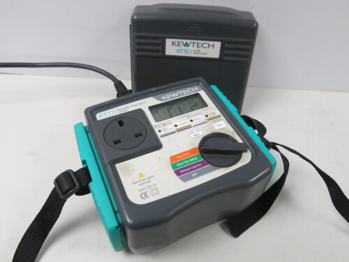 Kewtech KT72 PAT Tester. No Test Lead.