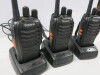 5 x Greaval CH-85-USM Walkie Talkies & Charge Bases. - 2