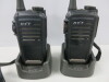 3 x HYT Walkie Talkies with 2 x Base & 1 x Power Supply. - 2