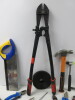 Assorted Handtools to Include: Bolt Croppers, Draper Torque Wrench & 15 x Other. - 3