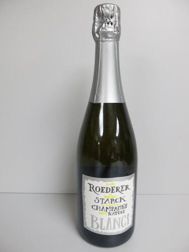 Louis Roederer Brut Nature Champagne (Philippe Starck), 2015c, 750ml.