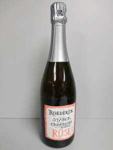 Louis Roederer Brut Nature Rose Champagne (Philippe Starck), 2015c, 750ml.