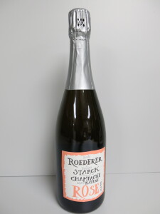 Louis Roederer Brut Nature Rose Champagne (Philippe Starck), 2015c, 750ml.