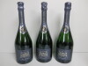 3 x Bottles of Charles Heidsieck Brut Reseve Champagne, 750ml.