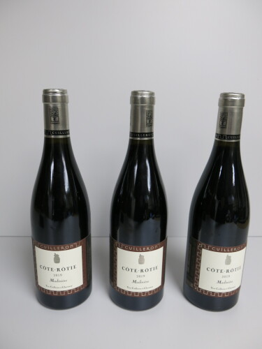 3 x Bottles of Yves Cuilleron Cote Rotie Madiniere Red Wine, 2019, 750ml.