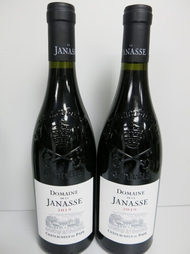 2 x Bottles of Domaine de la Janasse Chateauneuf du Pape Red Wine, 2019, 750ml.