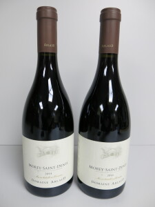 2 x Bottles of Domaine Arlaud Morey Saint Denis Red wine, 2014, 750ml.
