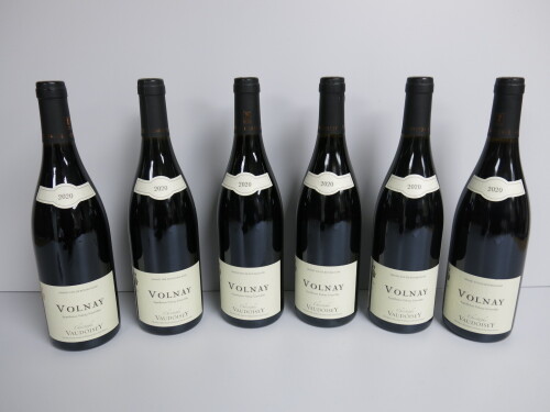 6 x Bottles of Christophe Vaudoisey Volnay Red Wine, 2019, 750ml.