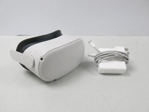 Facebook Technologies VR Headset with Power Supply, Model KW49CM. 