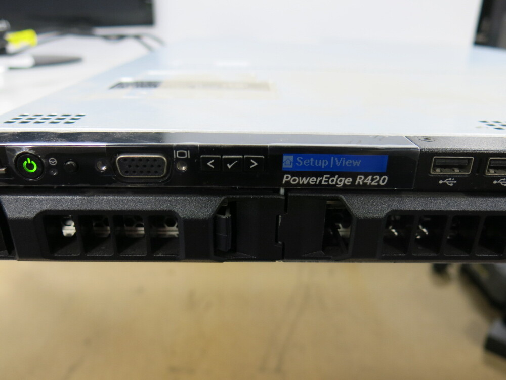 Dell Poweredge R420 Server, Running Two 2.20 GHz Six-Core Intel