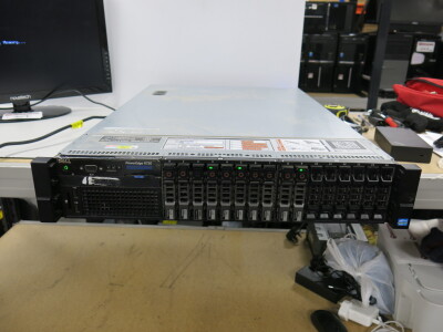 Dell Poweredge R720 Server, Running Two 3.00 GHz Ten-Core Intel Xeon Processors. System Memory Size 192GB. NOTE: no HDD. 