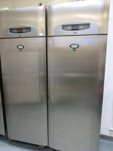 Foster Stainless Steel Upright Single Door Freezer with 3 Shelves. Model Epremg 600l