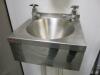 2 x Basix Stainless Steel Handwash Sink Unit with Taps. Size W30cm x D30cm - 2