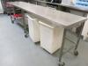 7 x Assorted Stainless Steel Prep Tables - 2
