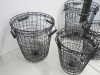 8 x Assorted Sized Wire Merchandise Display Baskets to Include: 4 x Large & 4 x Medium. - 2