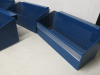 8 x Metal Storage Merchandise Containers in Blue, Size H20 x W50 x D27cm. - 4