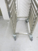 Stainless Steel 20 Tray Catering Trolley, Size H175 x W38 x D55cm. - 5