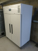 Polar Double Door Freezer in White, Model CD616-02, S/N 21115472. Size H200 x W135 x D80cm. - 2