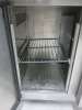 Precision Stainless Stell 2 Door Counter Fridge Preparation Station , Model MCU211, S/N 146018. Size H100 x W135 x D70cm. Comes with 6 Assorted Sized GN Containers & Lids. - 5