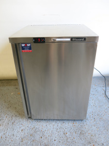 Blizzard Stainless Steel Undercounter Fridge, Model BZ-UCR140, Size H82 x W60 x D60cm.