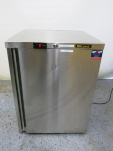 Blizzard Stainless Steel Undercounter Fridge, Model BZ-UCR140, Size H82 x W60 x D60cm.