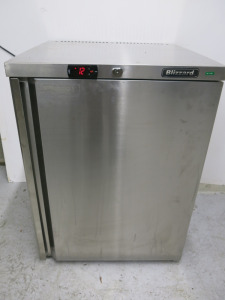 Blizzard Stainless Steel Undercounter Fridge, Model BZ-UCR140, Size H82 x W60 x D60cm.