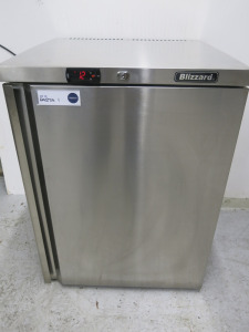 Blizzard Stainless Steel Undercounter Fridge, Model BZ-UCR140, Size H82 x W60 x D60cm.