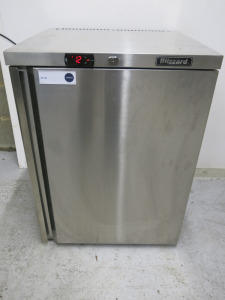 Blizzard Stainless Steel Undercounter Fridge, Model BZ-UCR140, Size H82 x W60 x D60cm.