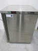 Blizzard Stainless Steel Undercounter Fridge, Model BZ-UCR140, Size H82 x W60 x D60cm.