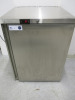 Husky Stainless Steel Undercounter Fridge, Model HUS-SS1-HY, Size H82 x W60 x D60cm.