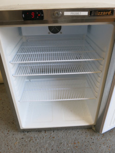 Blizzard Stainless Steel Undercounter Fridge, Model BZ-UCR140, Size H82 x W60 x D60cm.