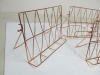 4 x Copper Metal Kitchen Cook Book Stands. - 2