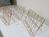 4 x Copper Metal Kitchen Cook Book Stands. - 4