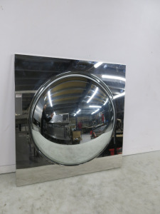 Jonathan Adler Convex Mirror. Size 60 x 60cm.