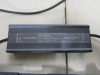 LED Lit Please Pay Here Sign on Blue Metal Box Frame with LED Driver. Size H11 x W135 x D6cm. - 5