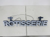 LED Lit Rotisserie Sign on Blue Metal Box Frame. Size H11 x W86 x D10cm. Note requires LED Driver. - 4