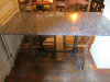 9 x Rectangle Restaurant Tables with Solid Marble Tops & Heavy Twin Pedestal Metal Bases, Size H76 x W140 x D70cm. - 25