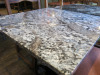 13 x Square Restaurant Tables with Solid Marble Tops & Heavy Single Pedestal Metal Base, Size H76 x W70 x D70c. - 6