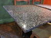 13 x Square Restaurant Tables with Solid Marble Tops & Heavy Single Pedestal Metal Base, Size H76 x W70 x D70c. - 19