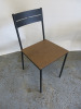 3 x Sandsberg Wooden Table with 6 x Sansberg Chairs. Size H75 x W67 x D67cm. - 8