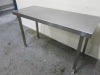 Stainless Steel Prep Table, Size H60 x W102 x D40cm. - 4