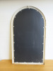 White Metal Framed Garden Mirror, Size H130 x W75cm. - 6