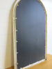 White Metal Framed Garden Mirror, Size H130 x W75cm. - 7