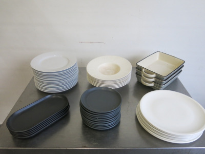 Quantity of Ceramic Table Ware to Include Plates & Serving Dishes ( As Viewed/Pictured).