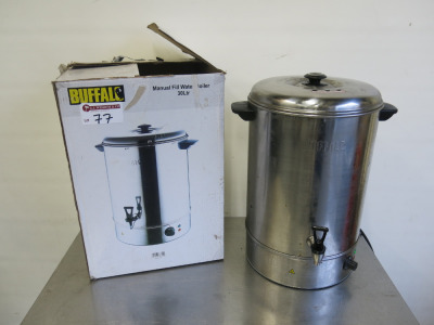 Buffalo Manual Fill 30Lt Water Boiler.