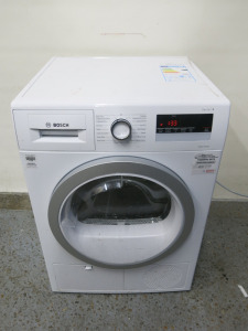 Bosch Series 4 Heat Pump Tumble Dryer, Model WTH85222GB, Type WDT55, S/N 04029. Size H85 x W59 x D57cm.