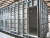 9.3 x 3.1m - Galvanised Steel Carcass, Part Finished Modular Building with First Fix Electrics & Ventilation Established. Includes 2 Rooms & Middle Utilities Area with 3 Entrance Ways. Overall Size H3m x 9.3m x 3.1m. MOBILE FRAMES NOT INCLUDED. - 9