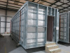 9.9m x 2.8m - Galvanised Steel Carcass, Part Finished Modular Building. Unit Comprises of Open Ended Porch Area with Cupboard Inset, Main Room with 2 Entrance Doorways and Smaller Separate Room. Overall Size H3m x 9.9m x 3m. NOTE: adaptable to suite other