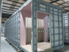9.9m x 2.8m - Galvanised Steel Carcass, Part Finished Modular Building. Unit Comprises of Open Ended Porch Area with Cupboard Inset, Main Room with 2 Entrance Doorways and Smaller Separate Room. Overall Size H3m x 9.9m x 3m. NOTE: adaptable to suite other - 5
